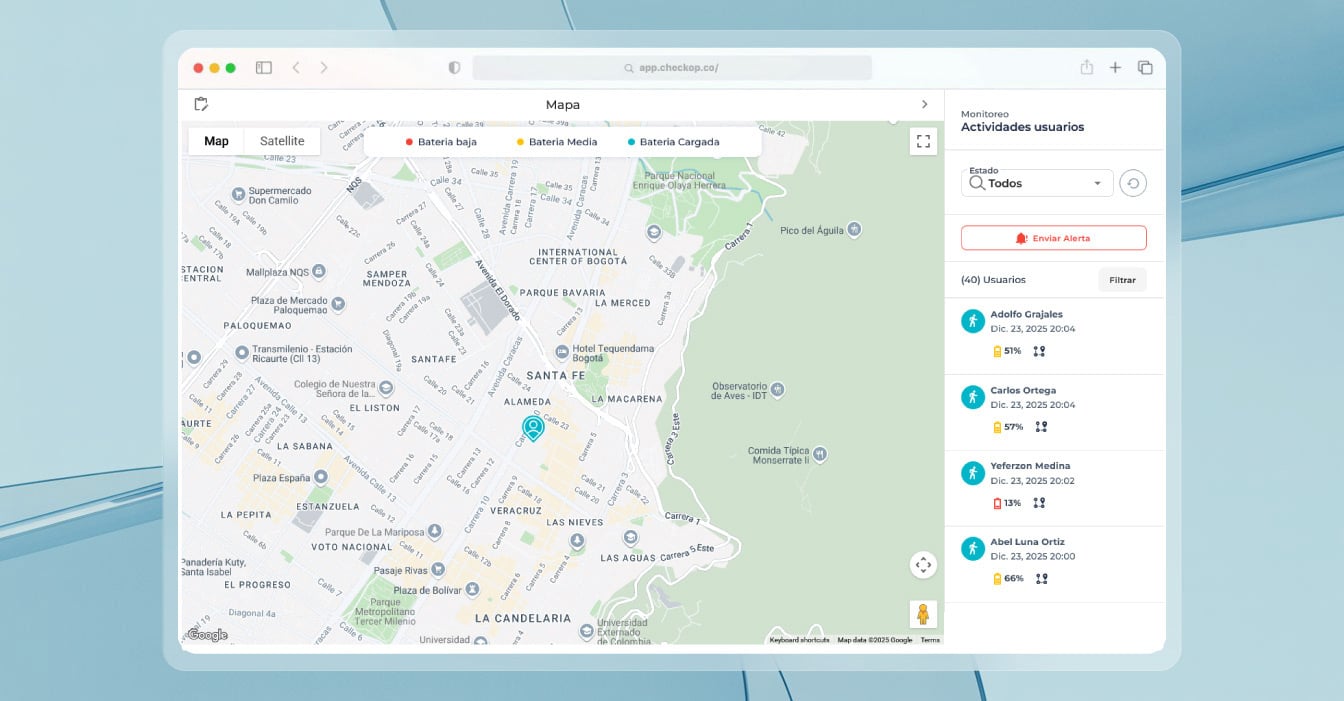 Registro de tiempo y trazabilidad de actividades en campo con Checkop para control y validación de operaciones