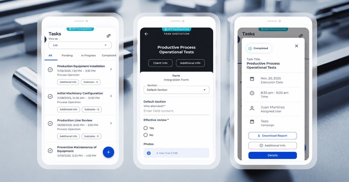 Industrial safety audits and 5S methodology managed with CheckOP for operational supervision and compliance in manufacturing