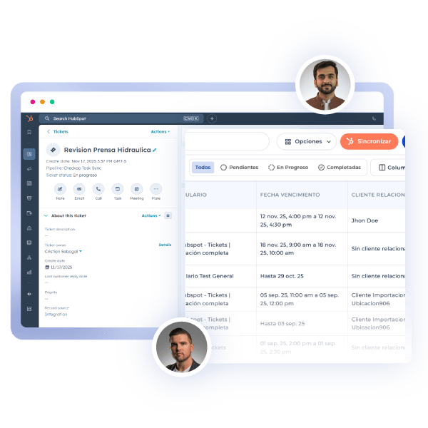 Mapeo de campos en integración de Checkop con HubSpot para sincronización estructurada de datos entre sistemas