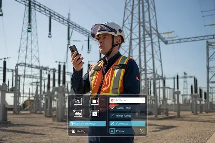 Task execution in the field with CheckOP for activity tracking and operational control