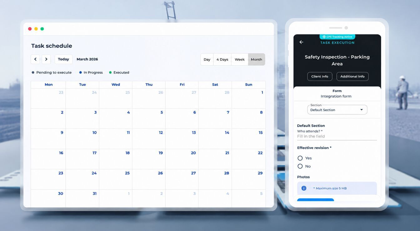 Safety management in construction projects with CheckOP for incident control and compliance supervision in the field
