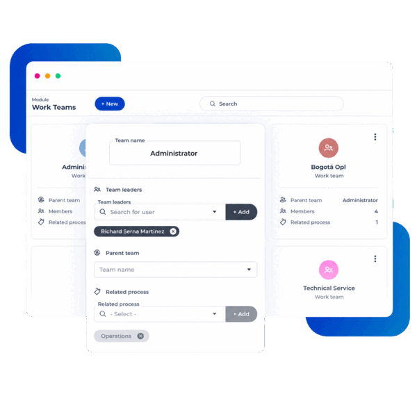 Real-time operations management in construction projects with monitoring of field activities and teams