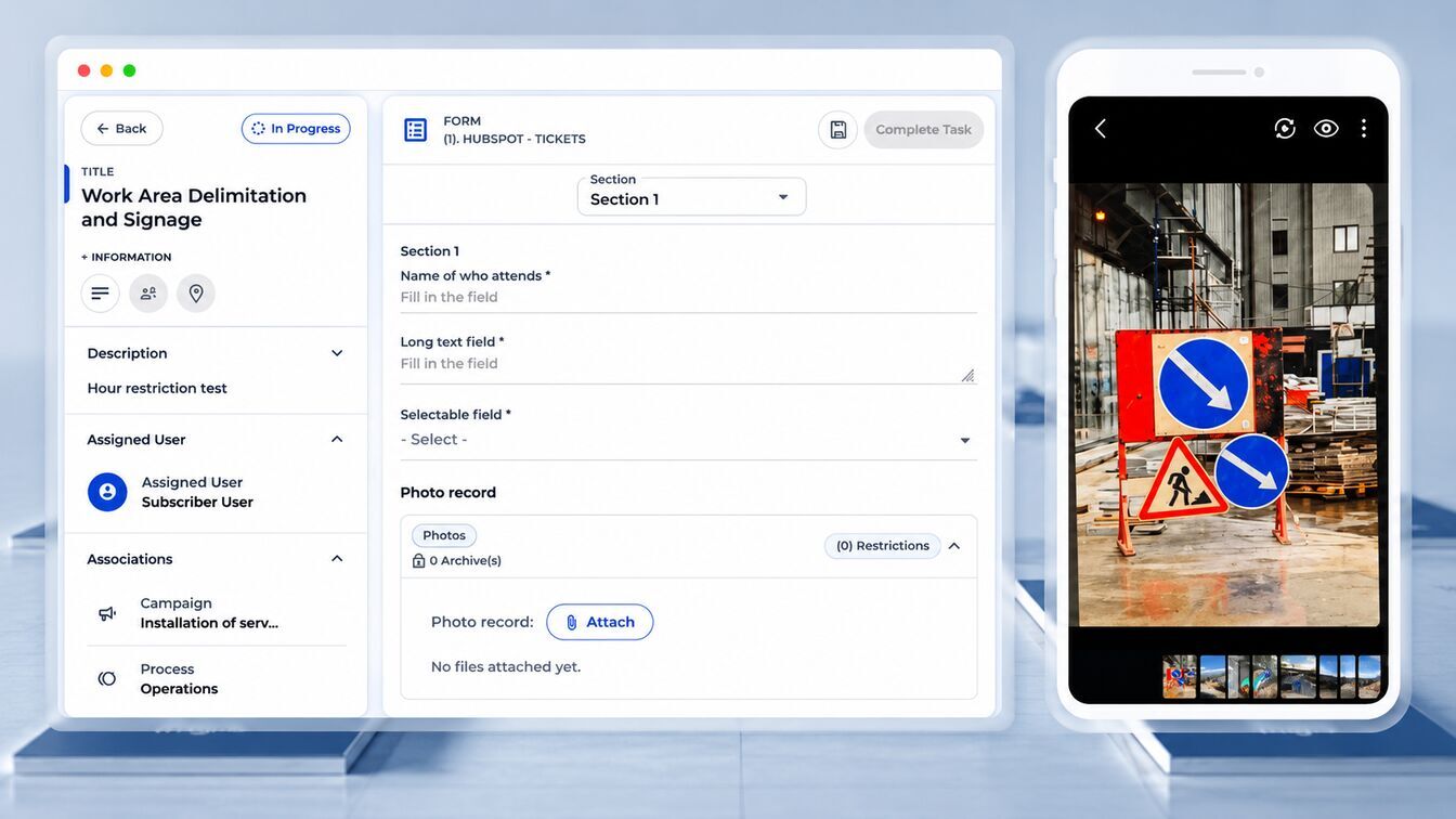 Safety management in construction projects with CheckOP for incident control and compliance supervision in the field