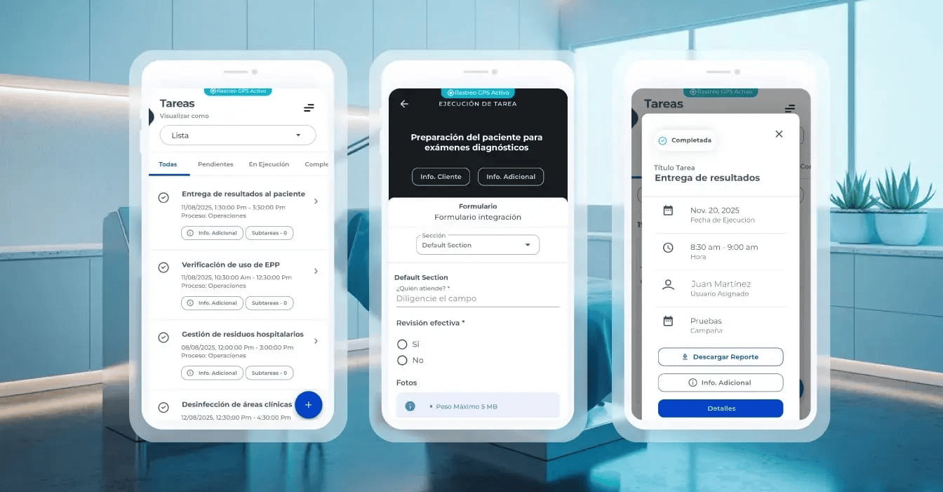 Control de rondas médicas con CheckOp para supervisión de actividades y seguimiento operativo en campo