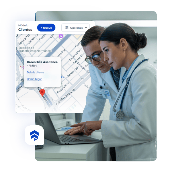 Gestión inteligente de servicios médicos con CheckOp para coordinación operativa y seguimiento de atención en campo