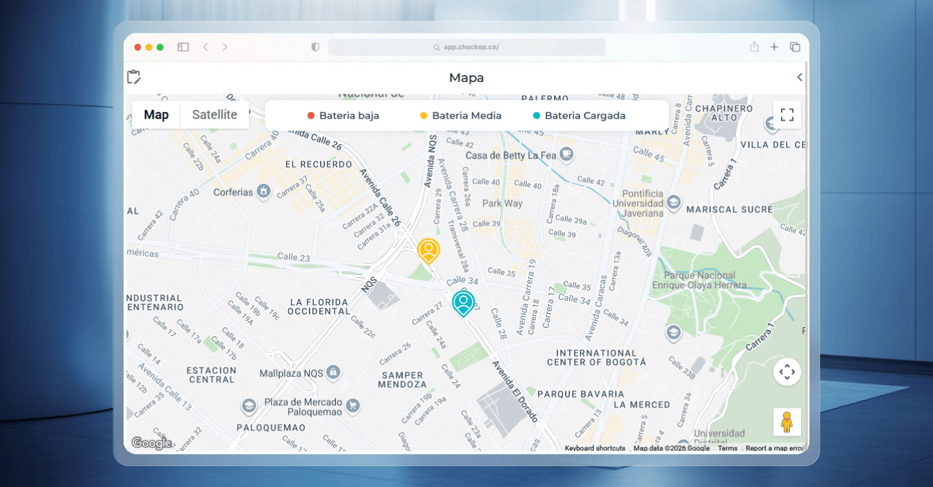 Supervisión de brigadas médicas con CheckOp para coordinación de actividades y monitoreo de operaciones en campo